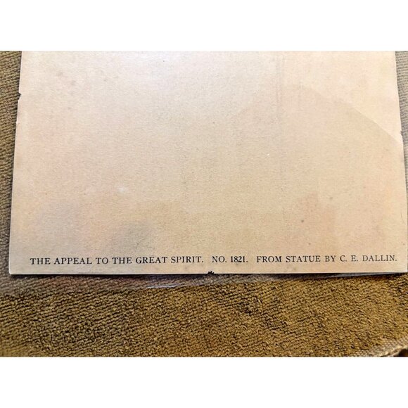 Appeal To The Great Spirit - Print by Dallin - Picture 3 of 3